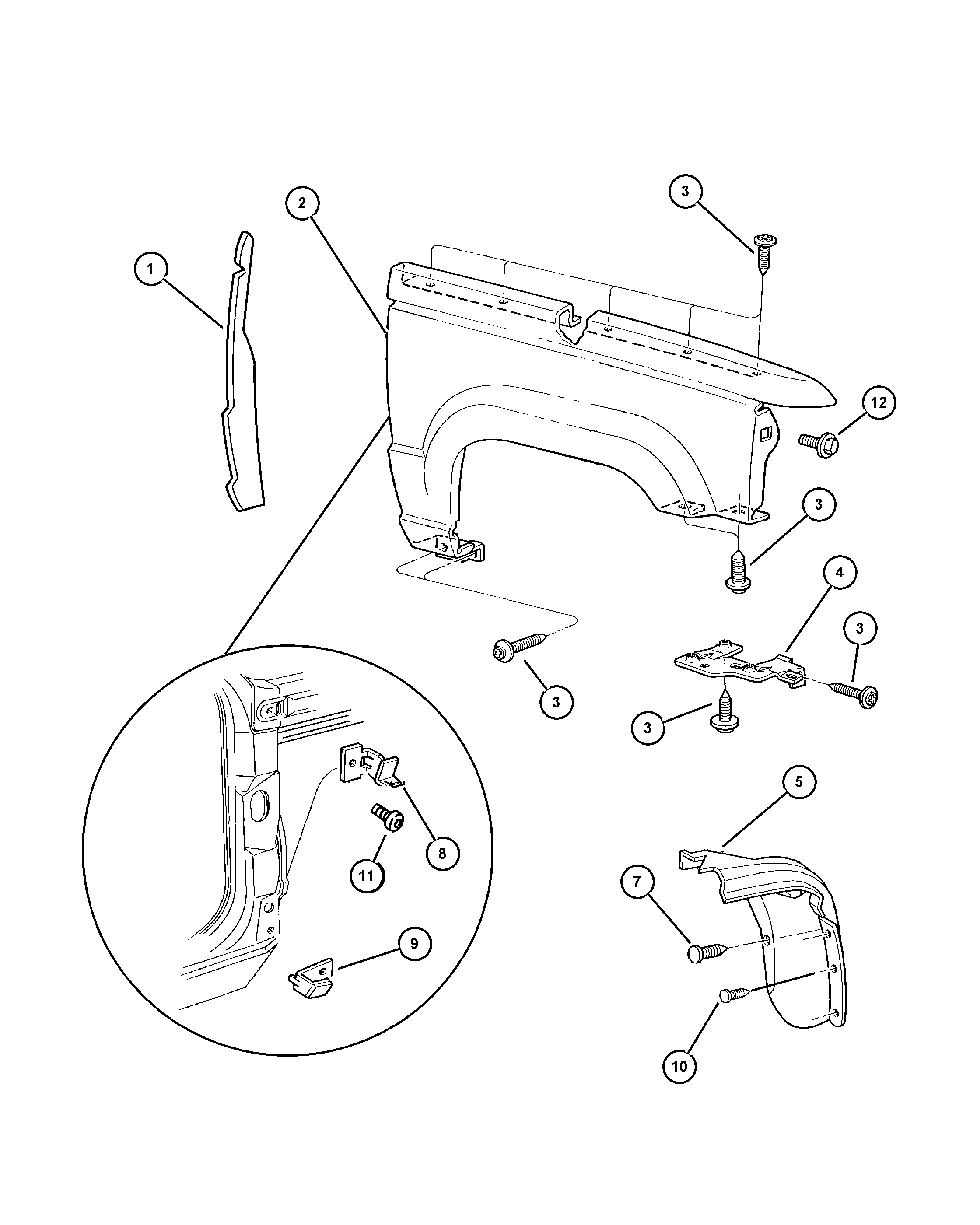 VAG 5529 5592 - Aripa interioara aaoparts.ro