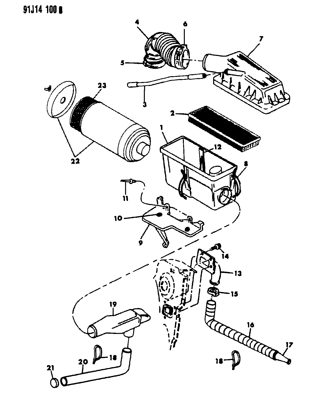 Jeep 53006 317 - Filtru aer aaoparts.ro