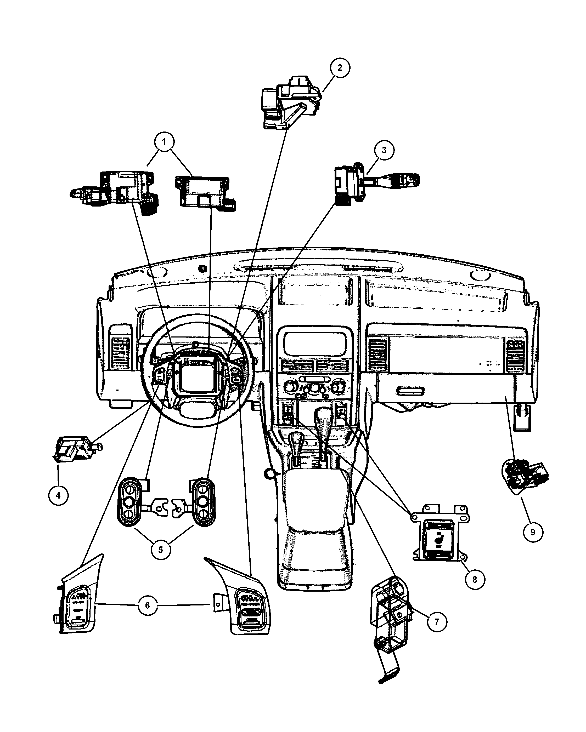 FCA 467 1336 - Comutator lumini frana aaoparts.ro