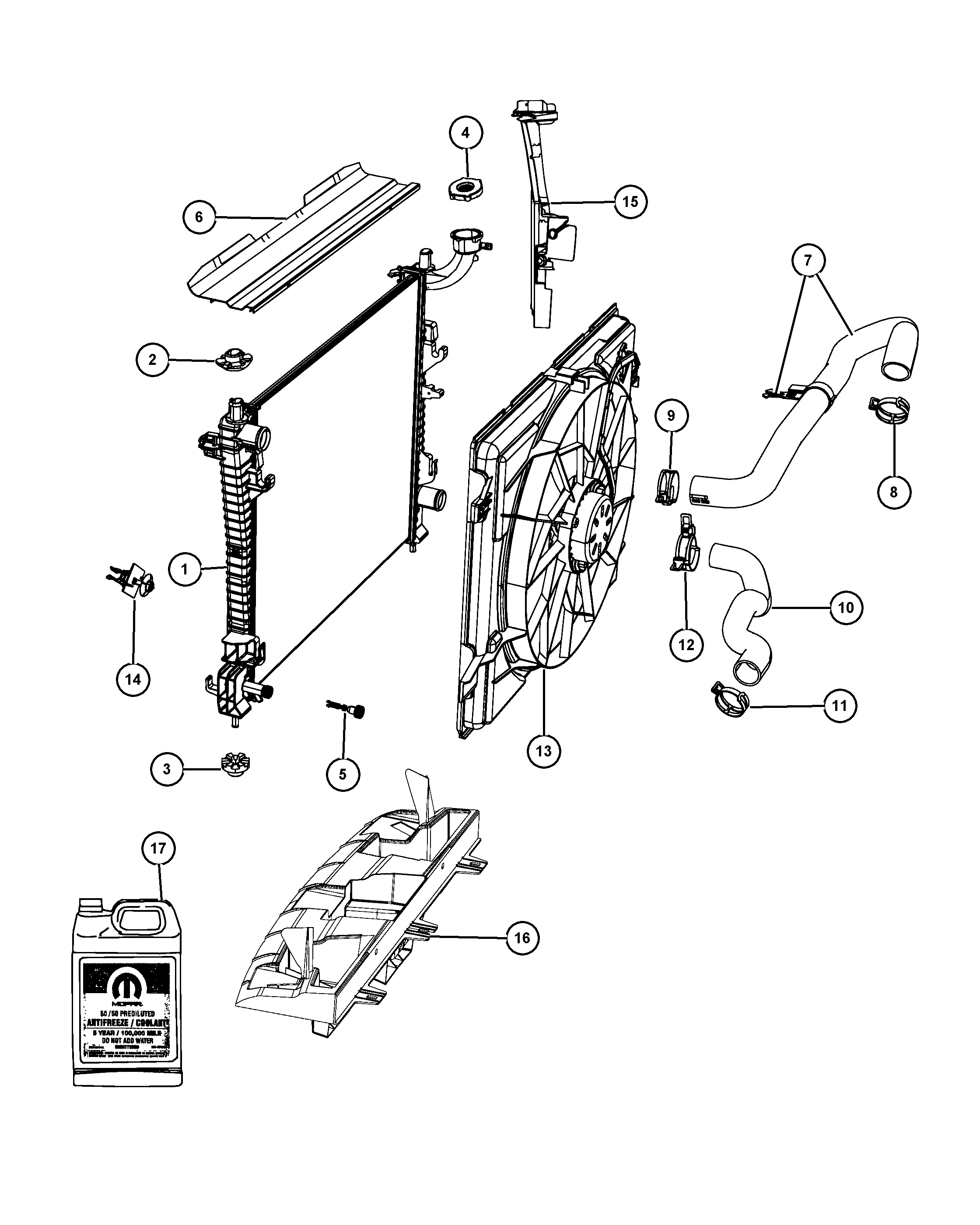 Chrysler 52028 974AA - Buson,vas expansiune aaoparts.ro