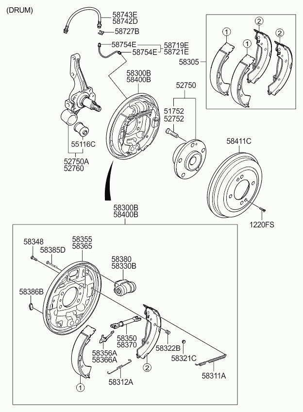 KIA-HYUNDAI 52710-2E500 - Set rulment roata aaoparts.ro
