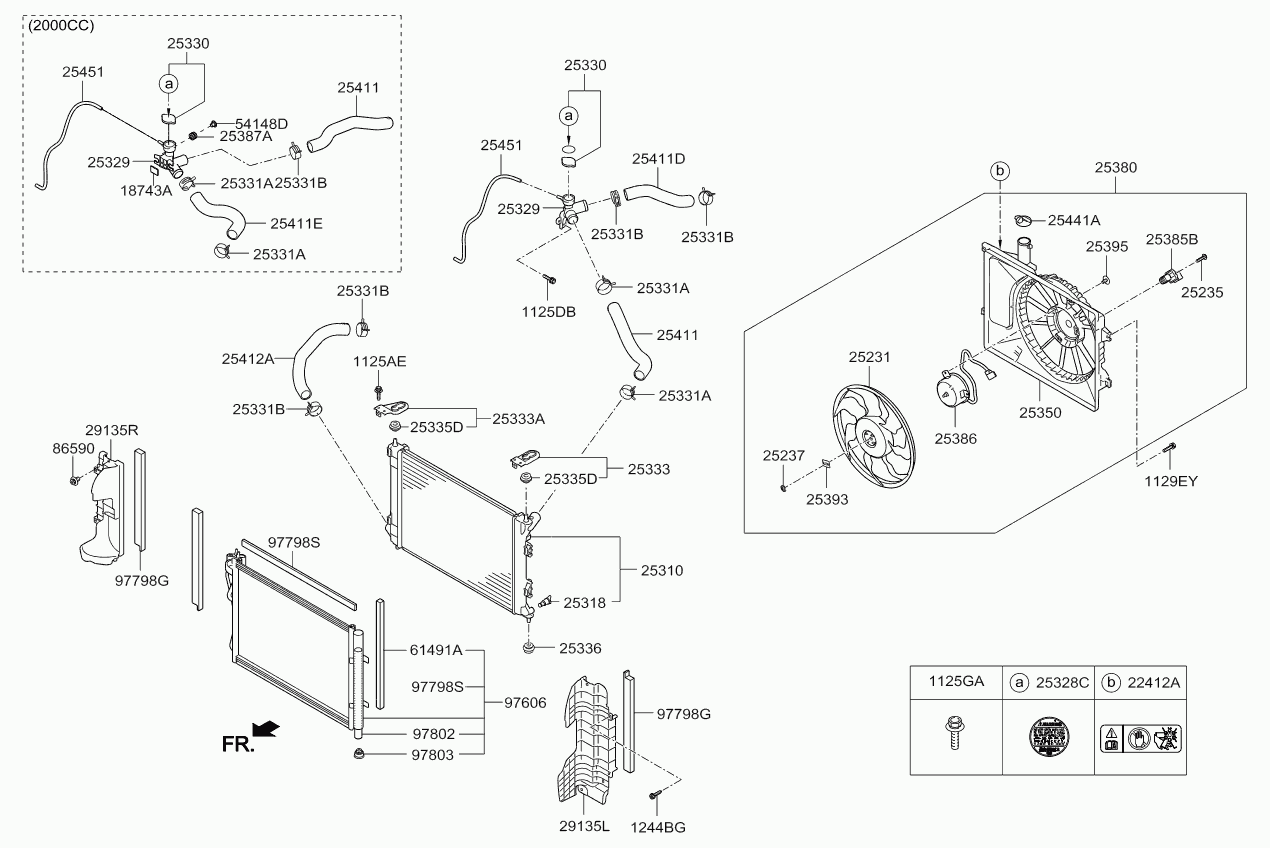 KIA 25330-1P000 - Buson,radiator aaoparts.ro