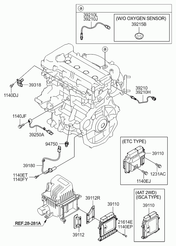 KIA 392102B130 - Sonda Lambda aaoparts.ro