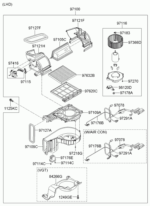 KIA-HYUNDAI 97133-0Z000 - Filtru, aer habitaclu aaoparts.ro