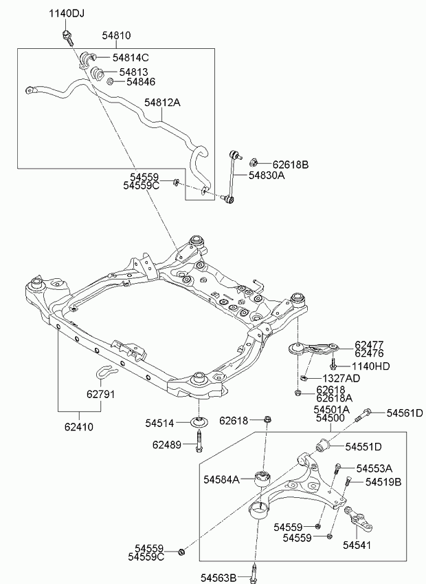 KIA 54501-1M100 - Brat, suspensie roata aaoparts.ro