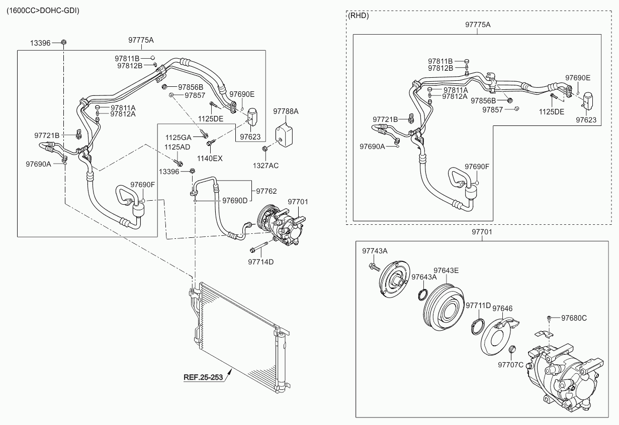 KIA-HYUNDAI 97701-2Y100 - Compresor, climatizare aaoparts.ro