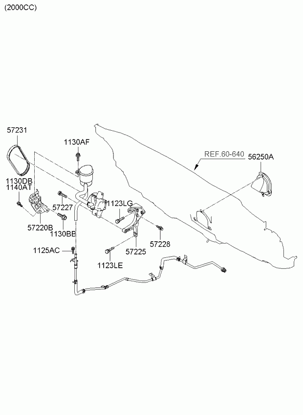 KIA-HYUNDAI 57170 2D101 - Curea transmisie cu caneluri aaoparts.ro