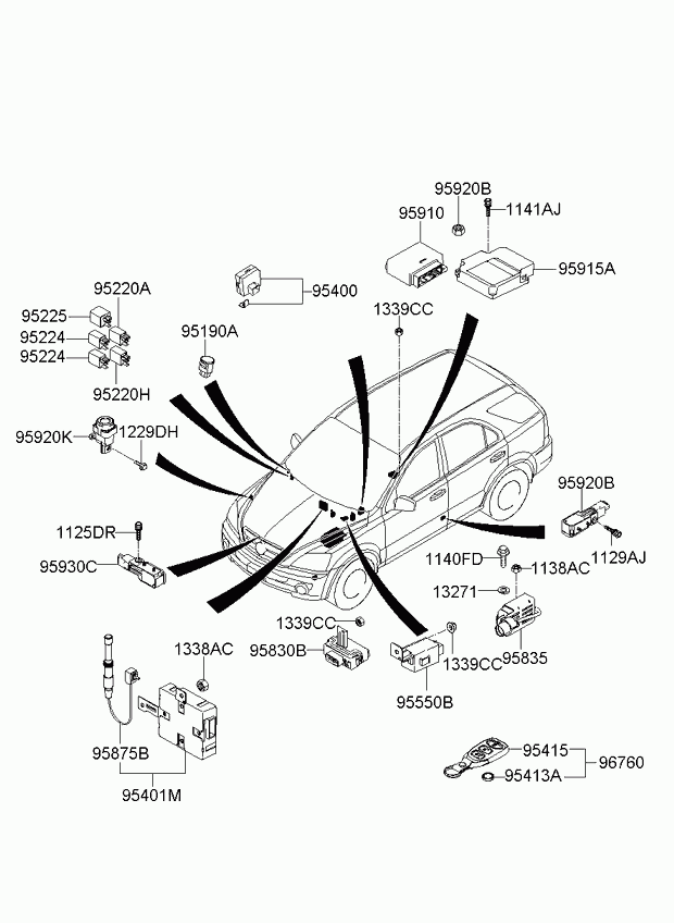 KIA-HYUNDAI 952243E500 - Releu, faza de intalnire aaoparts.ro