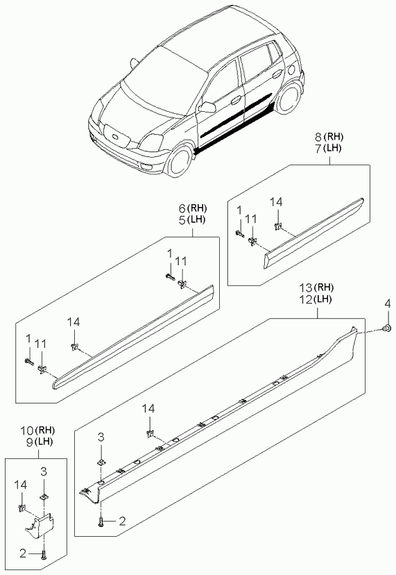 KIA-HYUNDAI 8775837000 - Clips, acoperire decorativa si protectie aaoparts.ro