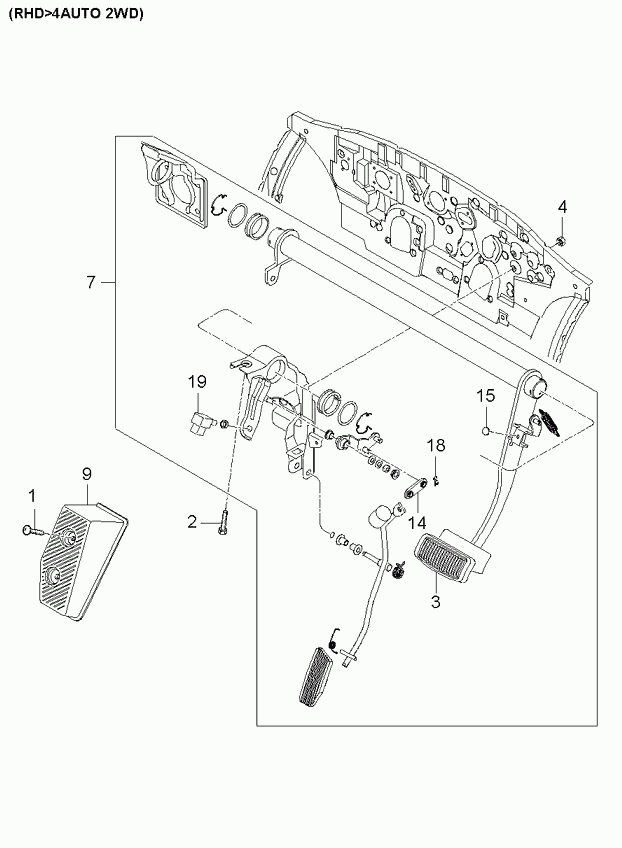 KIA 93810 38110 - Comutator lumini frana aaoparts.ro