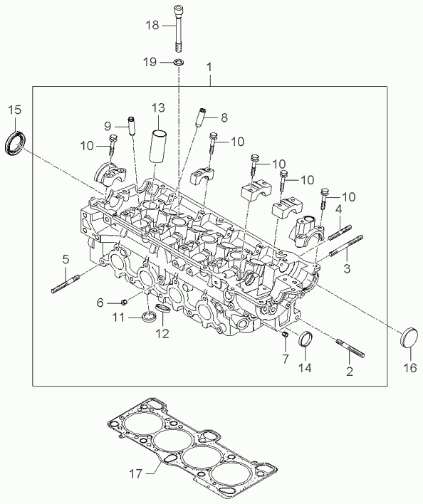 KIA-HYUNDAI 22144-3B001 - Simering, ax cu came aaoparts.ro