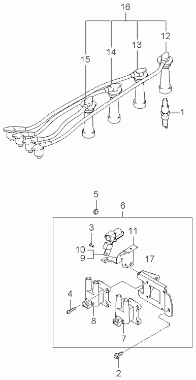 KIA-HYUNDAI 27310-26600 - Bobina de inductie aaoparts.ro