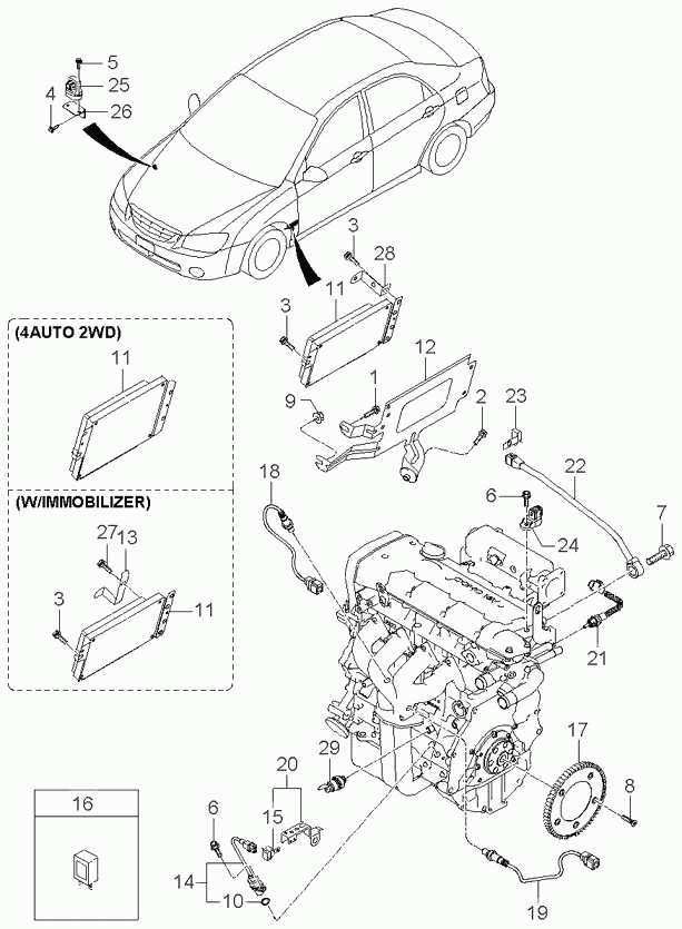 KIA 3921026610 - Sonda Lambda aaoparts.ro