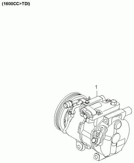 KIA-HYUNDAI 97701-2F000 - Compresor, climatizare aaoparts.ro