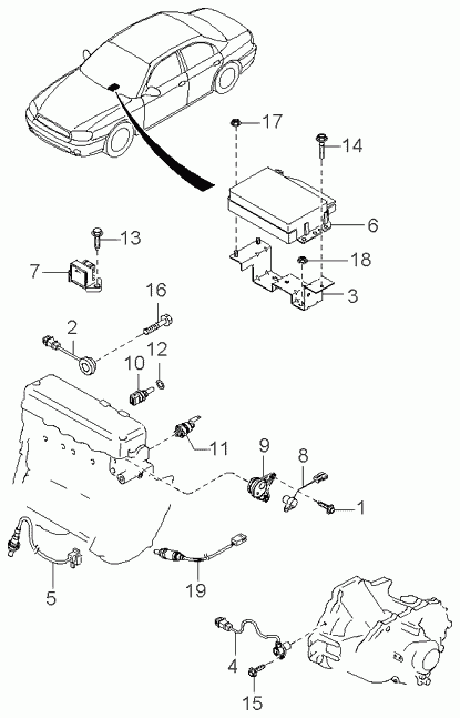 KIA 0K2NC-18861 - Sonda Lambda aaoparts.ro