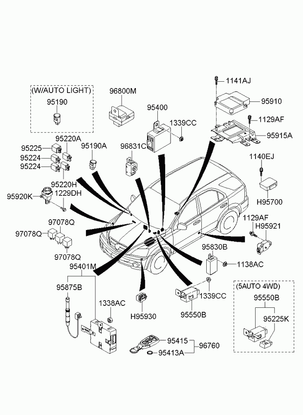KIA-HYUNDAI 952243E500 - Releu, faza de intalnire aaoparts.ro