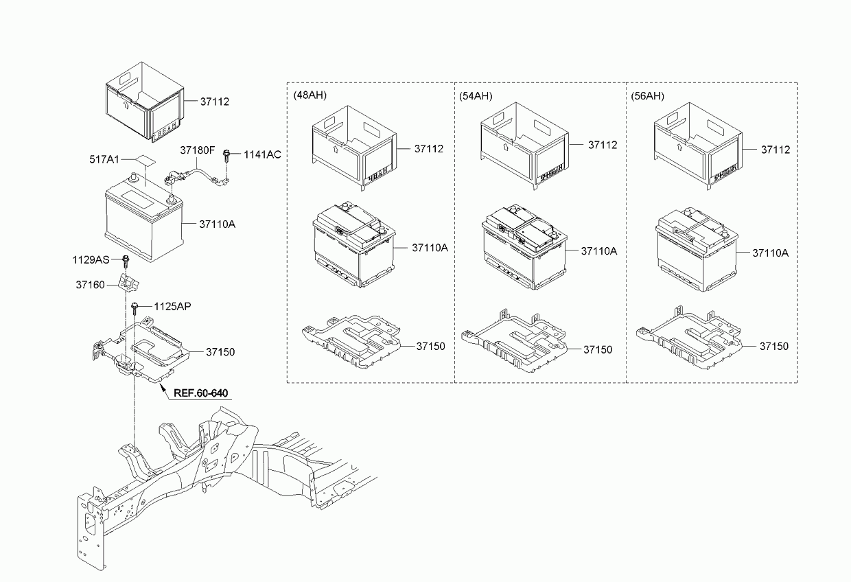 Hyundai 37110A6200 - Baterie de pornire aaoparts.ro