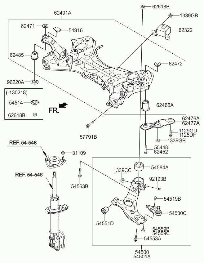 KIA 54500-2P200 - Brat, suspensie roata aaoparts.ro