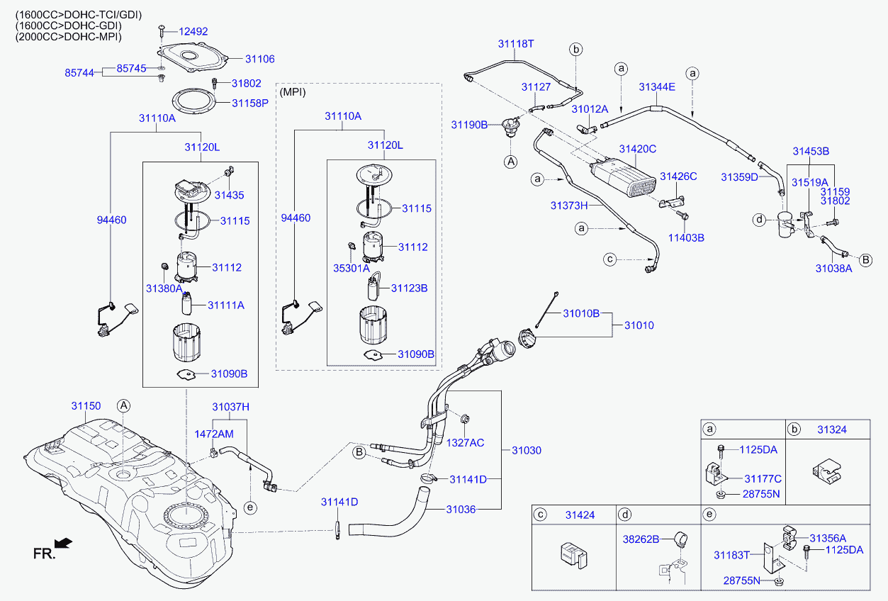 KIA 311121W000 - Filtru combustibil aaoparts.ro