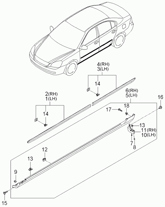 KIA-HYUNDAI 8775837000 - Clips, acoperire decorativa si protectie aaoparts.ro