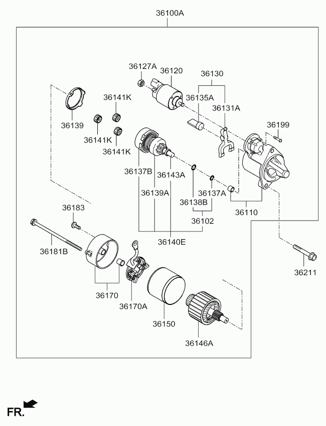 Hyundai 361592F000 - Brush holder assy aaoparts.ro