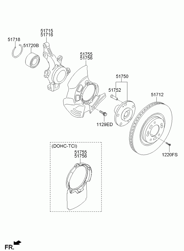 KIA-HYUNDAI 51712 2T000 - Disc frana aaoparts.ro