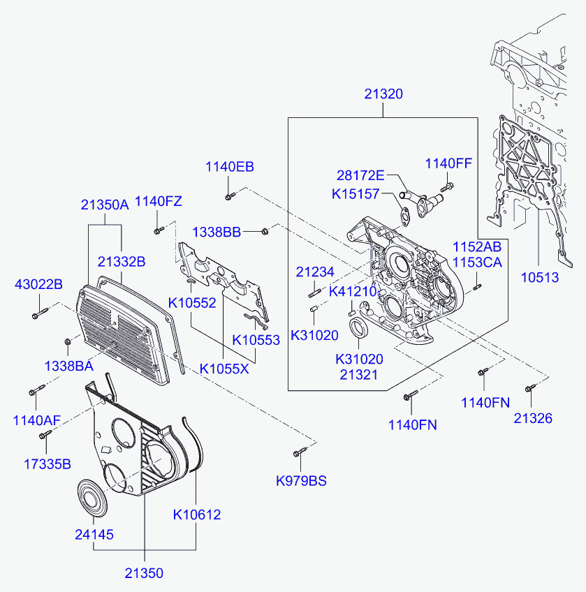 KIA-HYUNDAI 0K551-10602 - Simering, arbore cotit aaoparts.ro