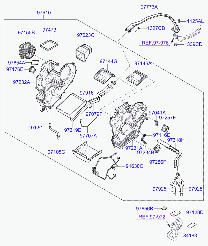 KIA-HYUNDAI 97179-1F200 - Rezistor, ventilator habitaclu aaoparts.ro
