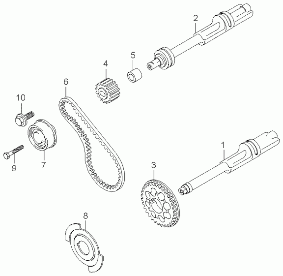 Hyundai 23357-38001 - Rola intinzator,curea distributie aaoparts.ro