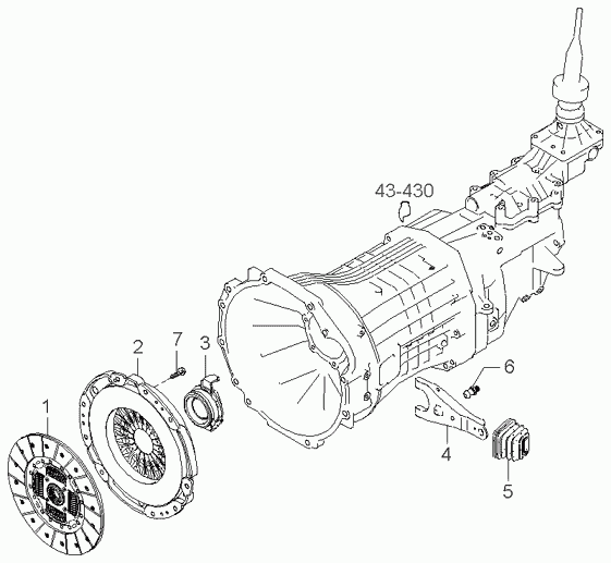 KIA 41412-4Z-000 - Rulment de presiune aaoparts.ro