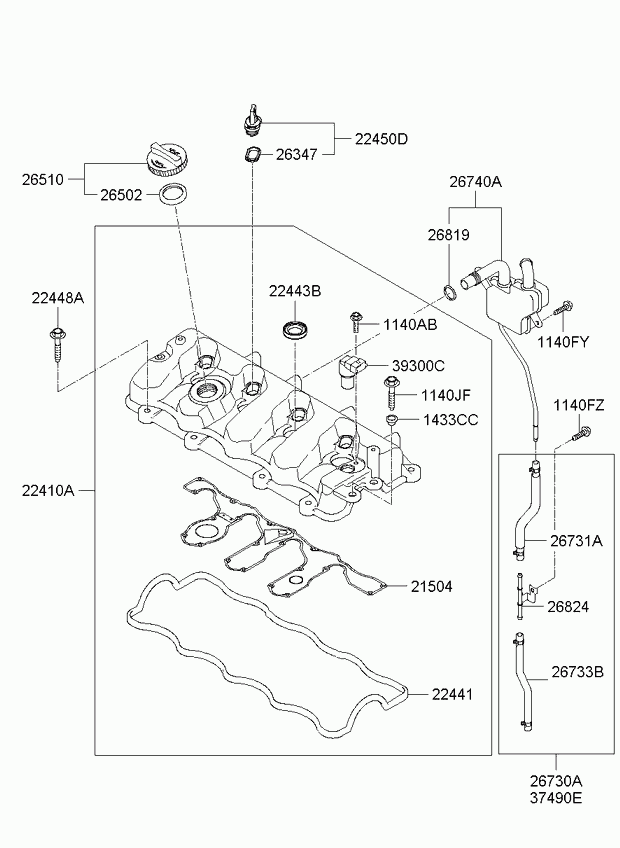 KIA-HYUNDAI 3930027400 - Senzor impulsuri, arbore cotit aaoparts.ro