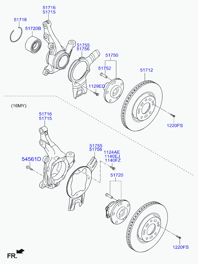 KIA 51750-39603 - Set rulment roata aaoparts.ro