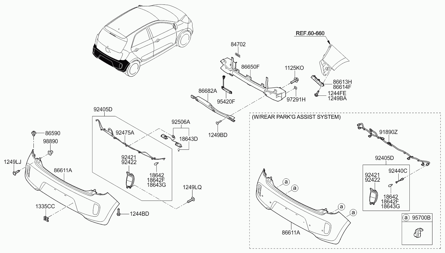 KIA-HYUNDAI 97519-22000 - Clip aaoparts.ro
