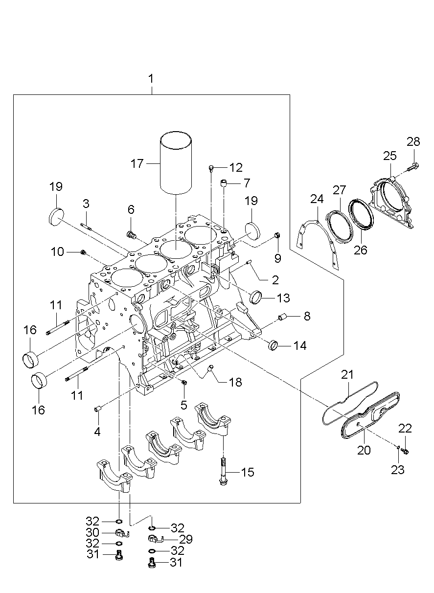 KIA-HYUNDAI 21173-42000 - Garnit.etansare, capac (carter motor) aaoparts.ro
