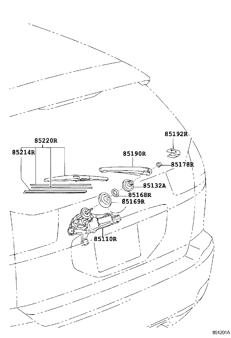 TOYOTA 85214-30280 - Lamela stergator aaoparts.ro