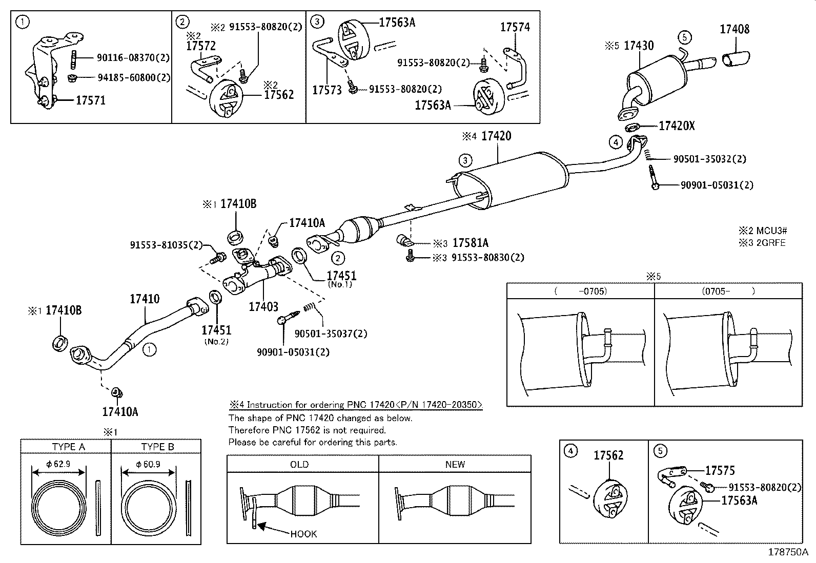 TOYOTA 1742020350 - Catalizator aaoparts.ro