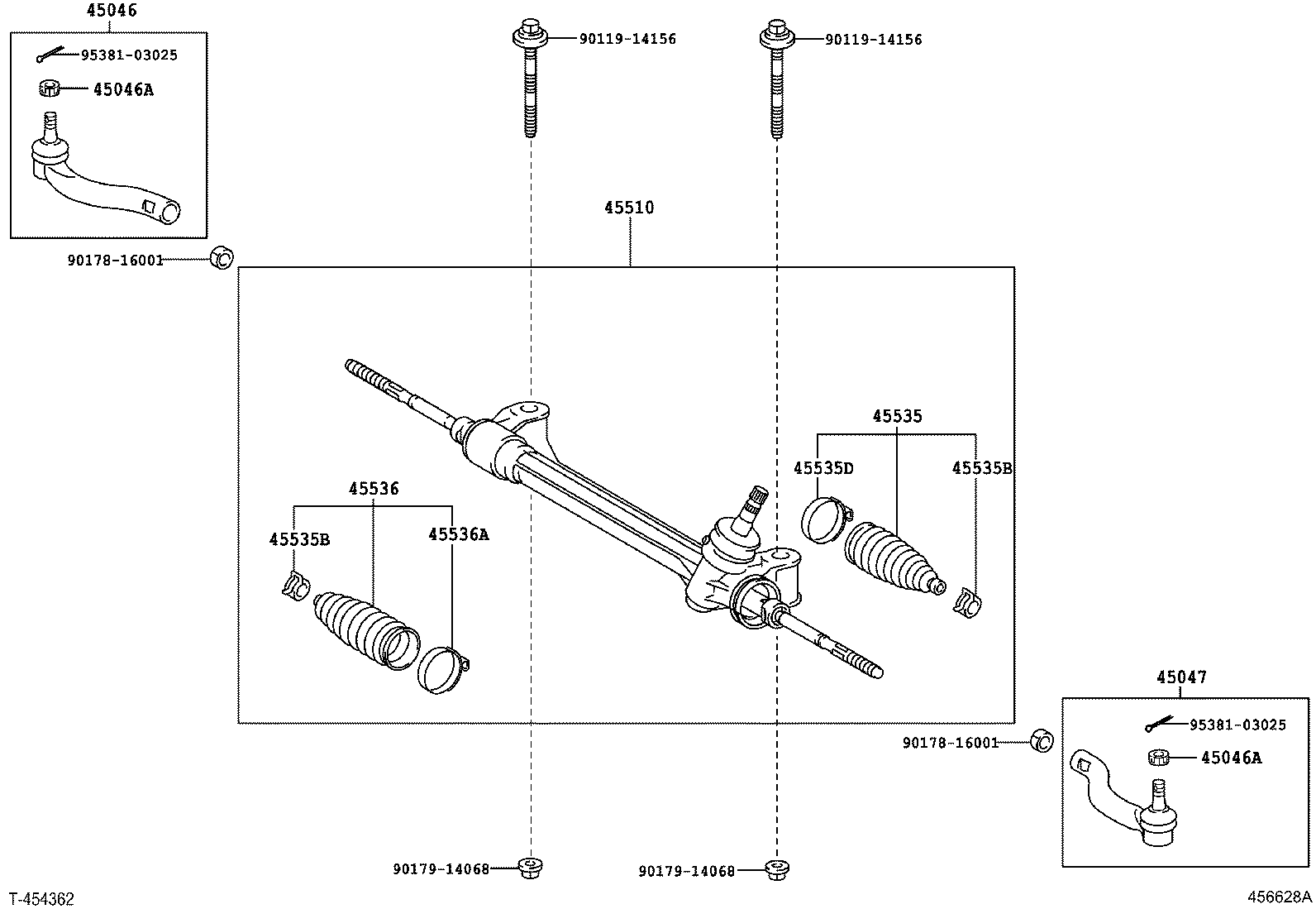 Opel 45047-49135 - Cap de bara aaoparts.ro