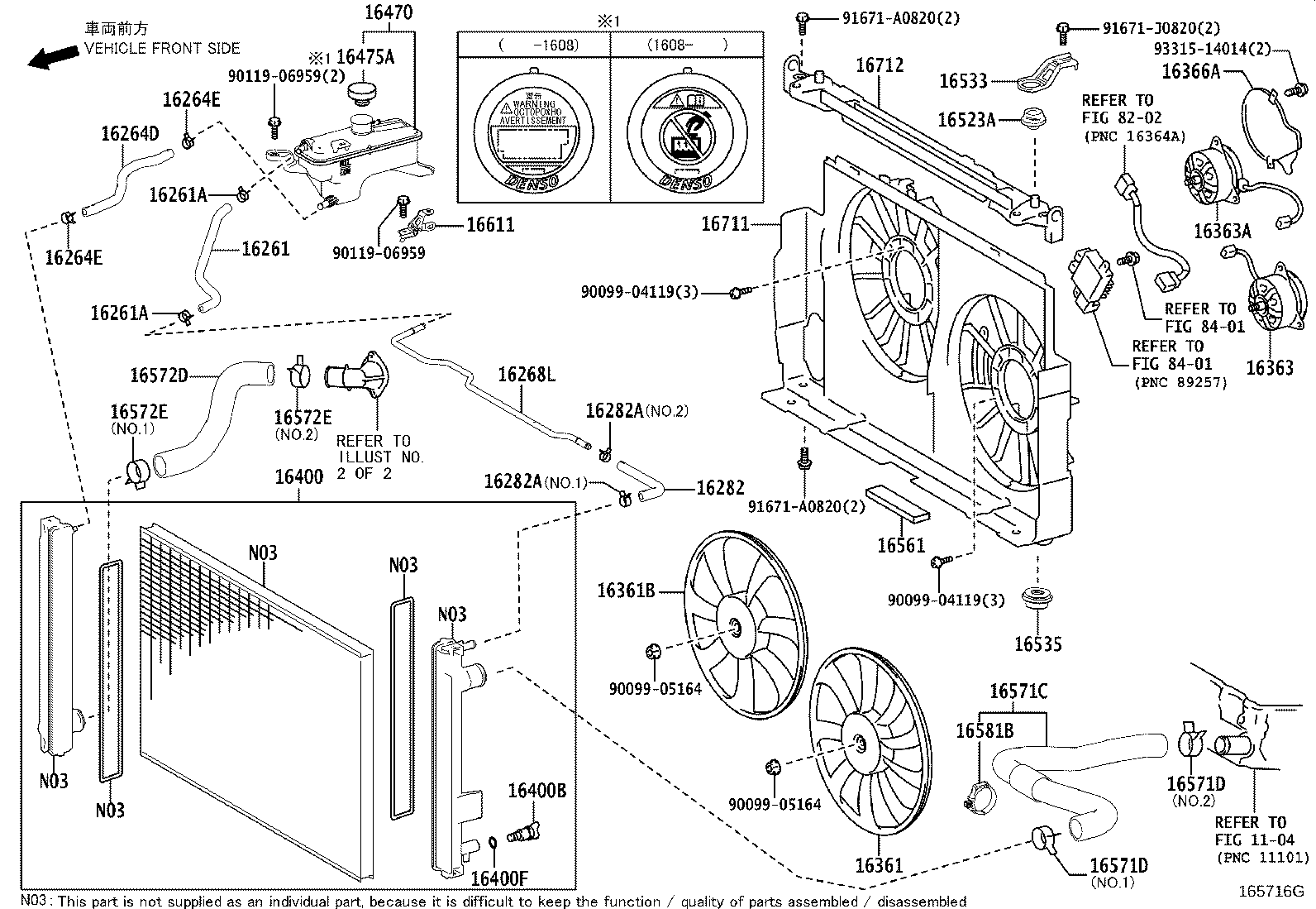 TOYOTA 16475-37011 - Buson,vas expansiune aaoparts.ro