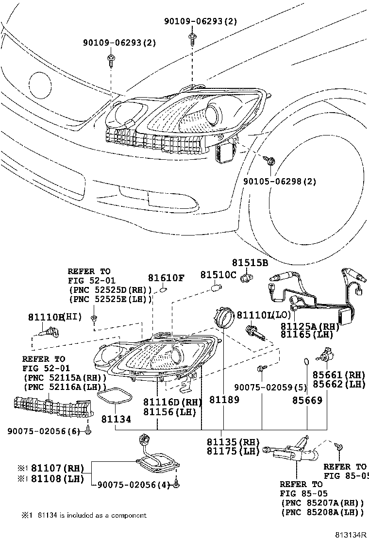 TOYOTA 9098120020 - Bec, far faza lunga aaoparts.ro