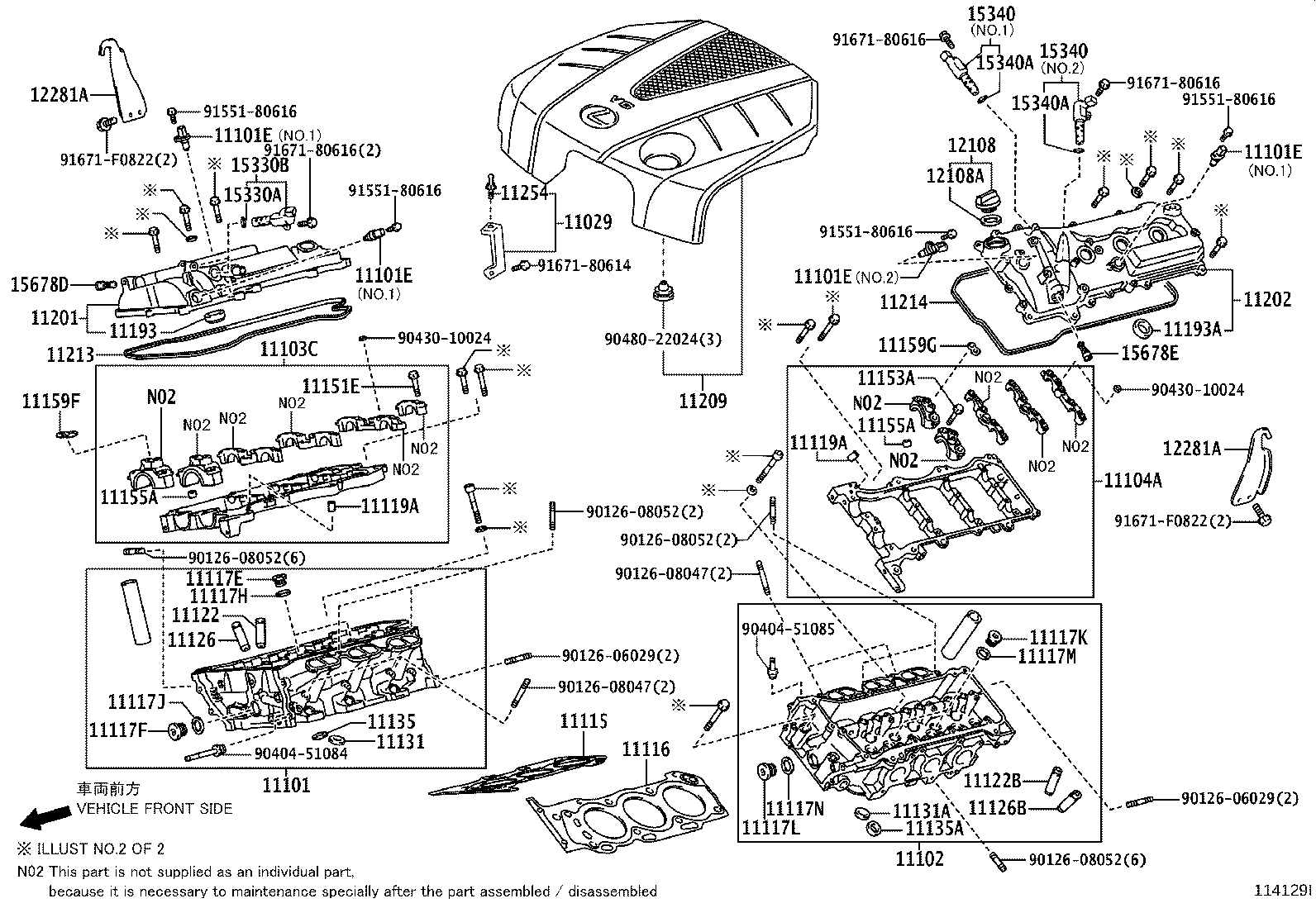 TOYOTA 11115-31080 - Garnitura, chiulasa aaoparts.ro