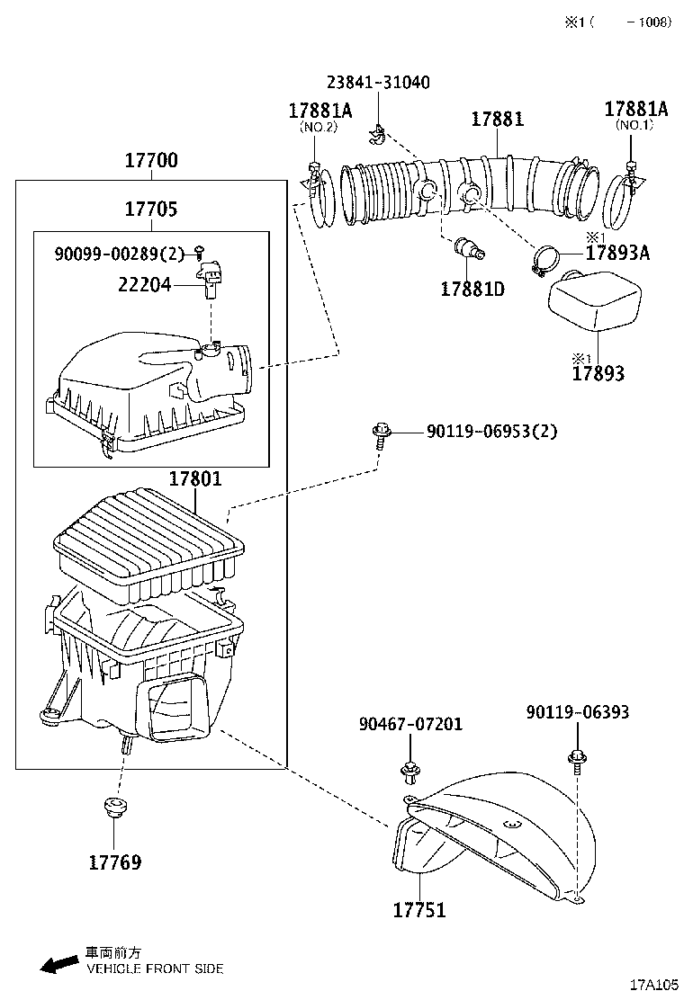 LEXUS 22204-31020 - Senzor debit aer aaoparts.ro