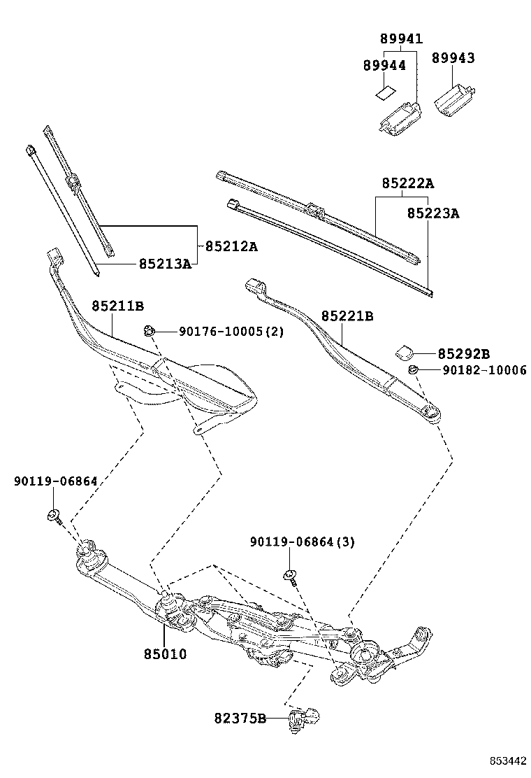Denso DF-037 - Lamela stergator aaoparts.ro