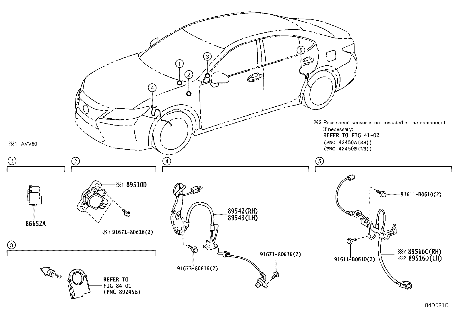 TOYOTA 8954333110 - Senzor,turatie roata aaoparts.ro