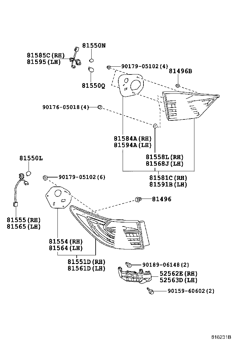 TOYOTA 90981-15021 - Bec incandescent aaoparts.ro