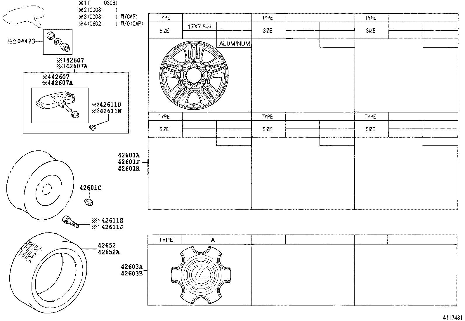 TOYOTA 42607-35010 - Senzor, sistem de control al presiunii pneuri aaoparts.ro