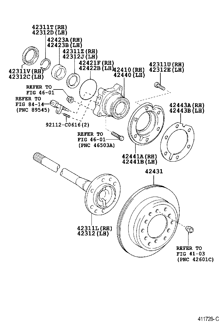 TOYOTA 9031058003 - Simering, butuc roata aaoparts.ro