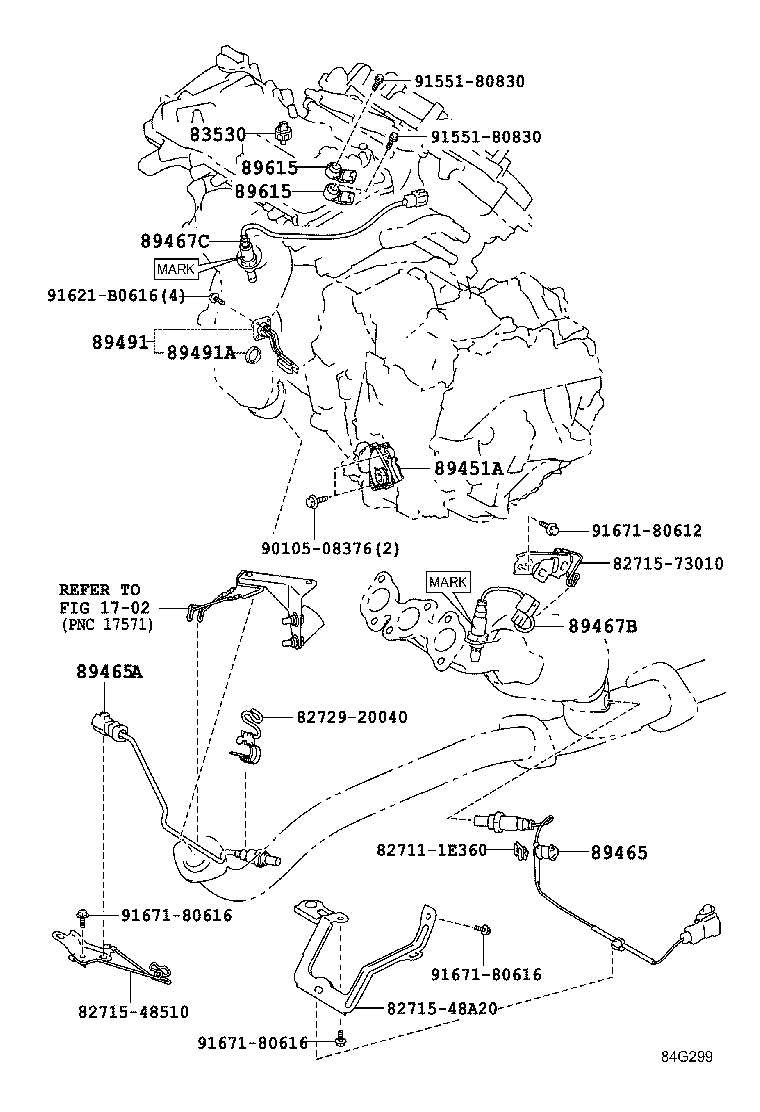 TOYOTA 89465 48280 - Sonda Lambda aaoparts.ro