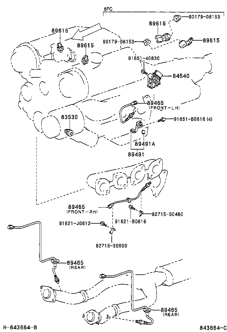 LEXUS 8946550120 - Sonda Lambda aaoparts.ro
