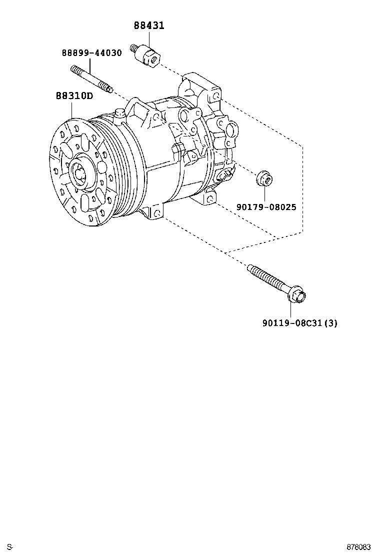 ACAUTO AC-02DN04 - Supapa regulatoare, compresor aaoparts.ro