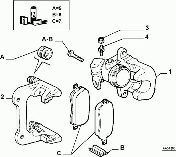 FIAT / LANCIA 77364538 - Set reparatie, etrier aaoparts.ro